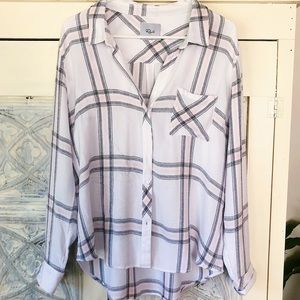 Rails Large Plaid Button Down